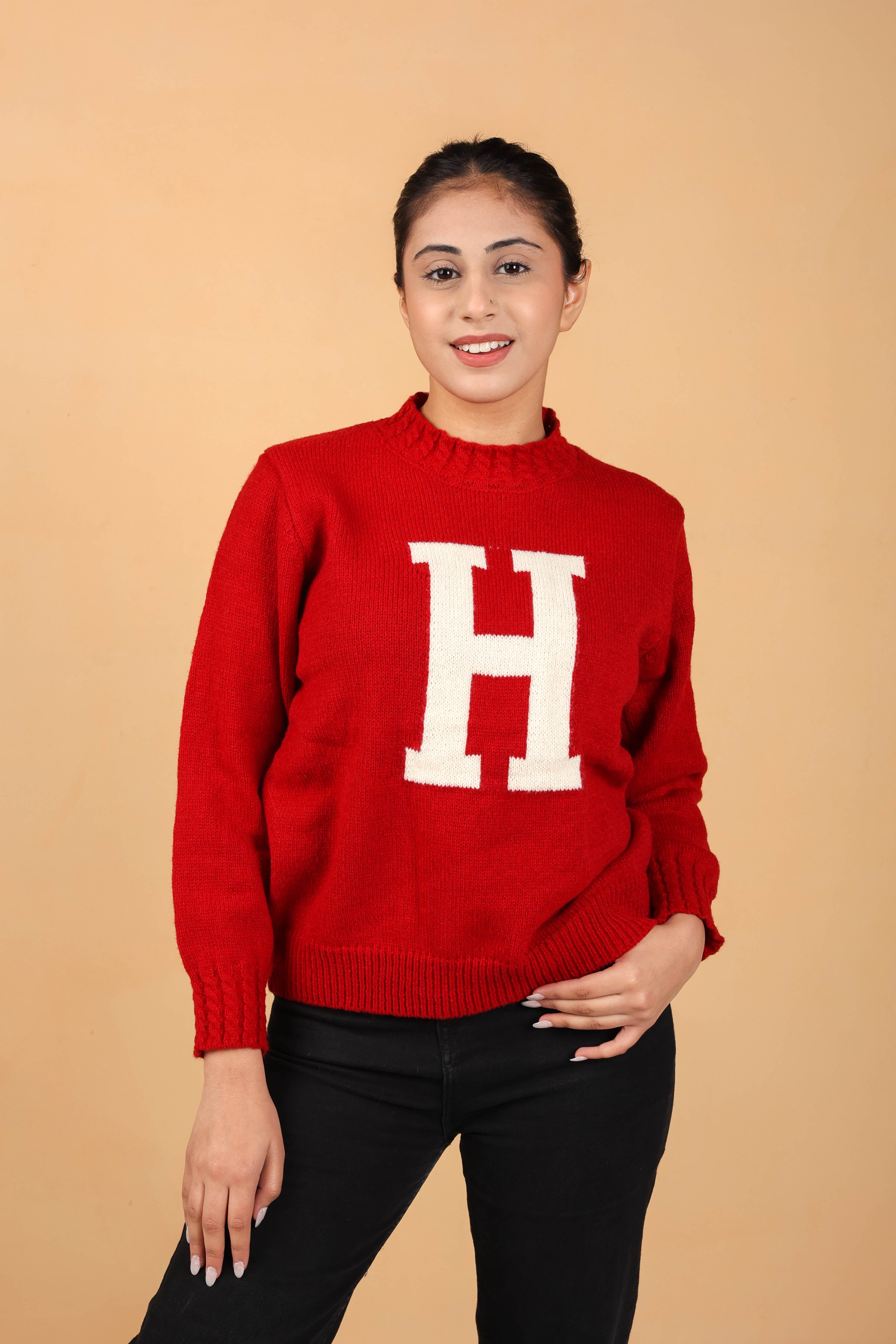 H-logo woollen top