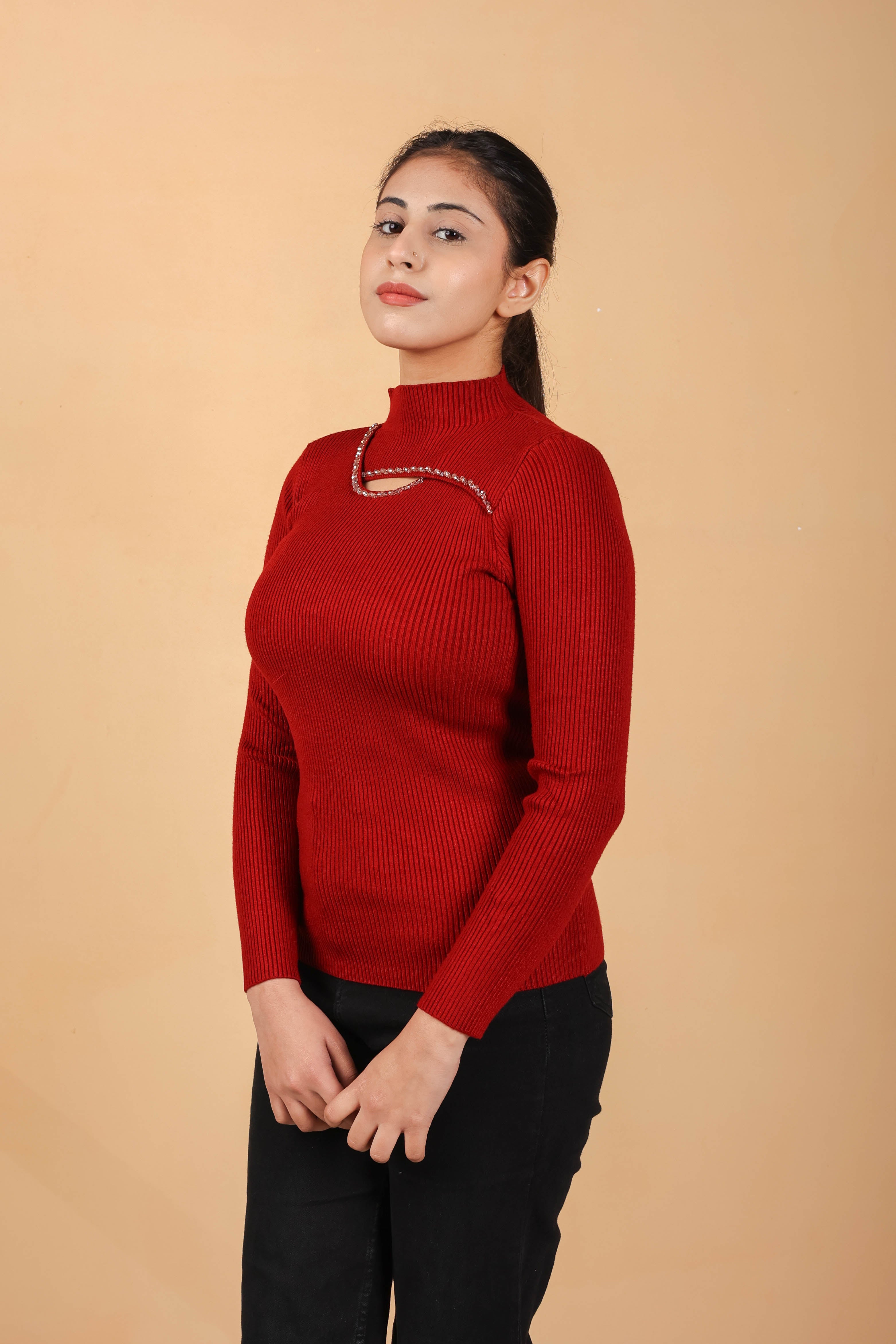 sequence t-neck top