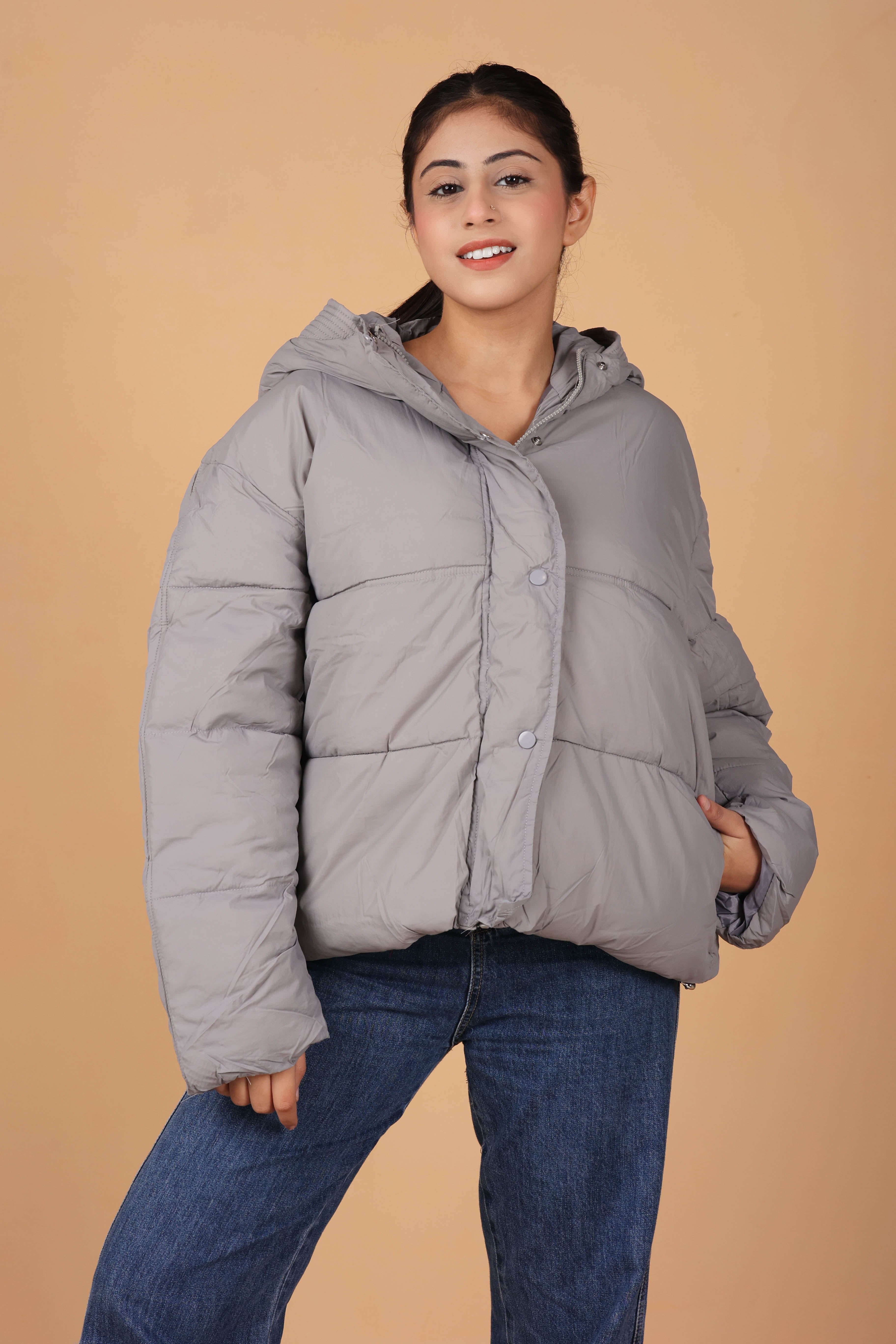 hooded fluffy jacket (2209)