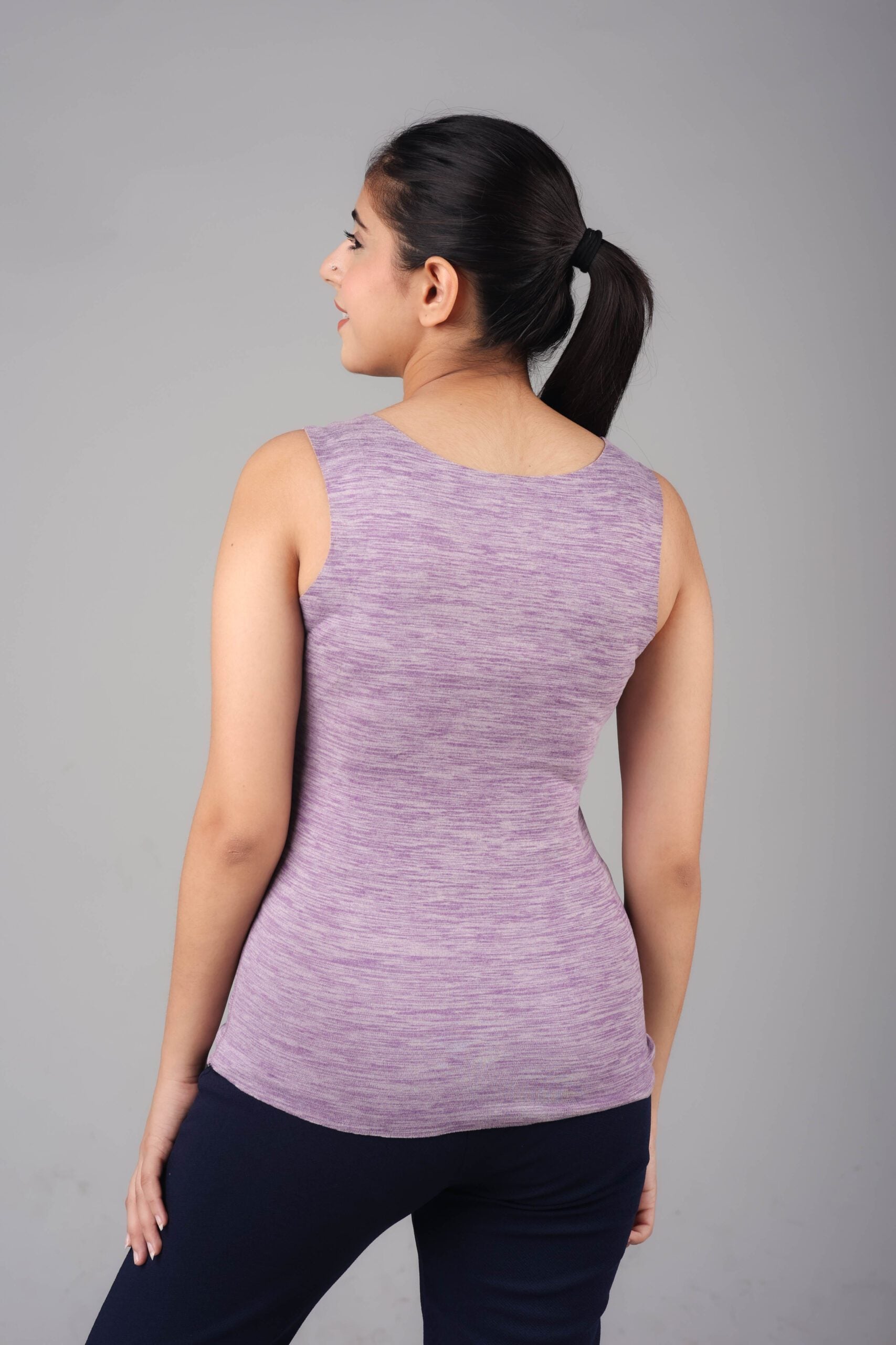Dry-Fit Tank Top with Fur Inside (Lavender) Elevate Your Workout